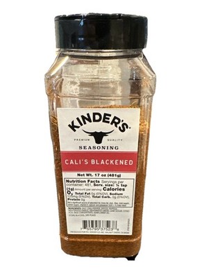 Kinder's Cali's Blackened Rub HUGE 17oz Spice Mix Discontinued Rare HTF FREESHIP