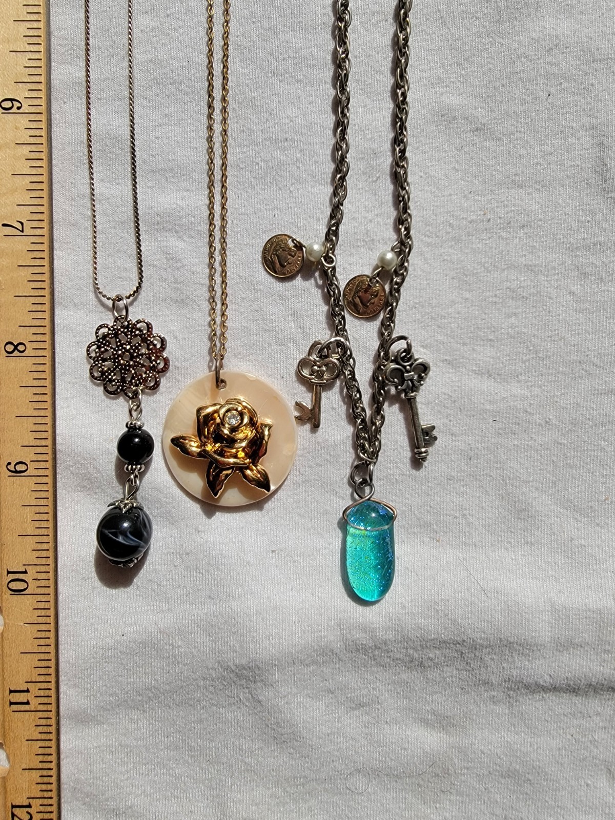 Lot Of 3 Handcrafted Necklaces