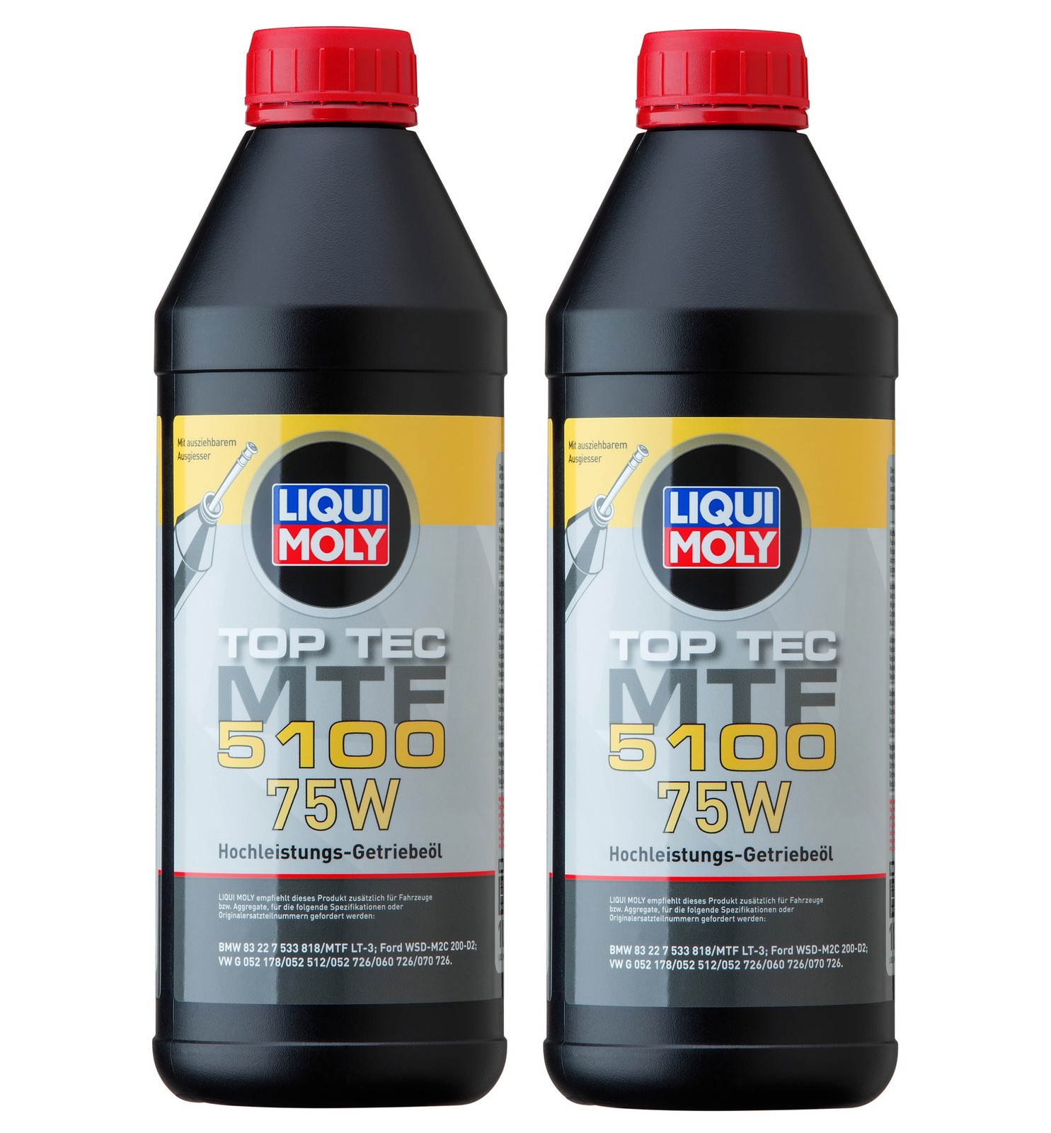 Liqui Moly Top Tec MTF 5100 75W Hochleistungs-Getriebeöl 6x1 Liter GL4 - Image 3