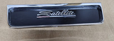 Mopar Used 66 - 67 Plymouth Satellite Back Seat Center Emblem And Bezel