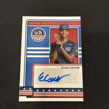 2023 USA Stars & Stripes ELIJAH CLAYTON Auto RC Rookie Card AUTOGRAPH