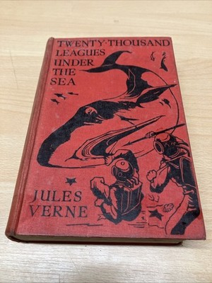 Twenty Thousand Leagues Under The Sea By Jules Verne Vintage Hardcover Book