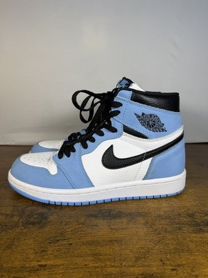 Nike Air Jordan 1 Retro High OG University Blue Size 7 US UNC 555088-134