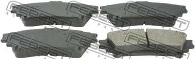 FEBEST TOYOTA Pad Kit, Disc Brake, Rear 0101-GGL15R