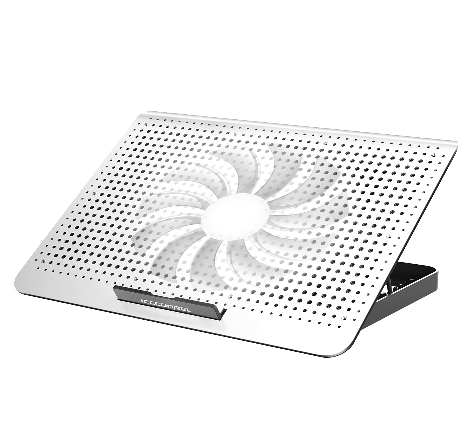 Aluminum Laptop Cooling Pad 2023 Upgrade, Laptop Cooler Stand with 7 Height A...