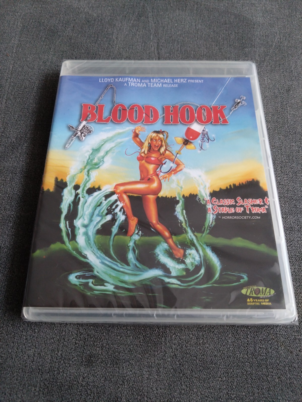 BLOOD HOOK - Troma U.S Import Blu Ray - REGIONS ABC