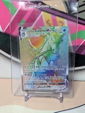 Pokémon TCG Ice Rider Calyrex VMAX Holo Rainbow Rare Card 202/198 Chilling Reign on eBay