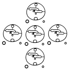 698781 O-Ring Float Bowl Carburetor Gasket Replacement for Nikki Carburetor 5