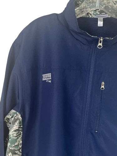 Soffe XT46 Zipper Jacket Mens Medium Blue New Camo Extreme Training image 4