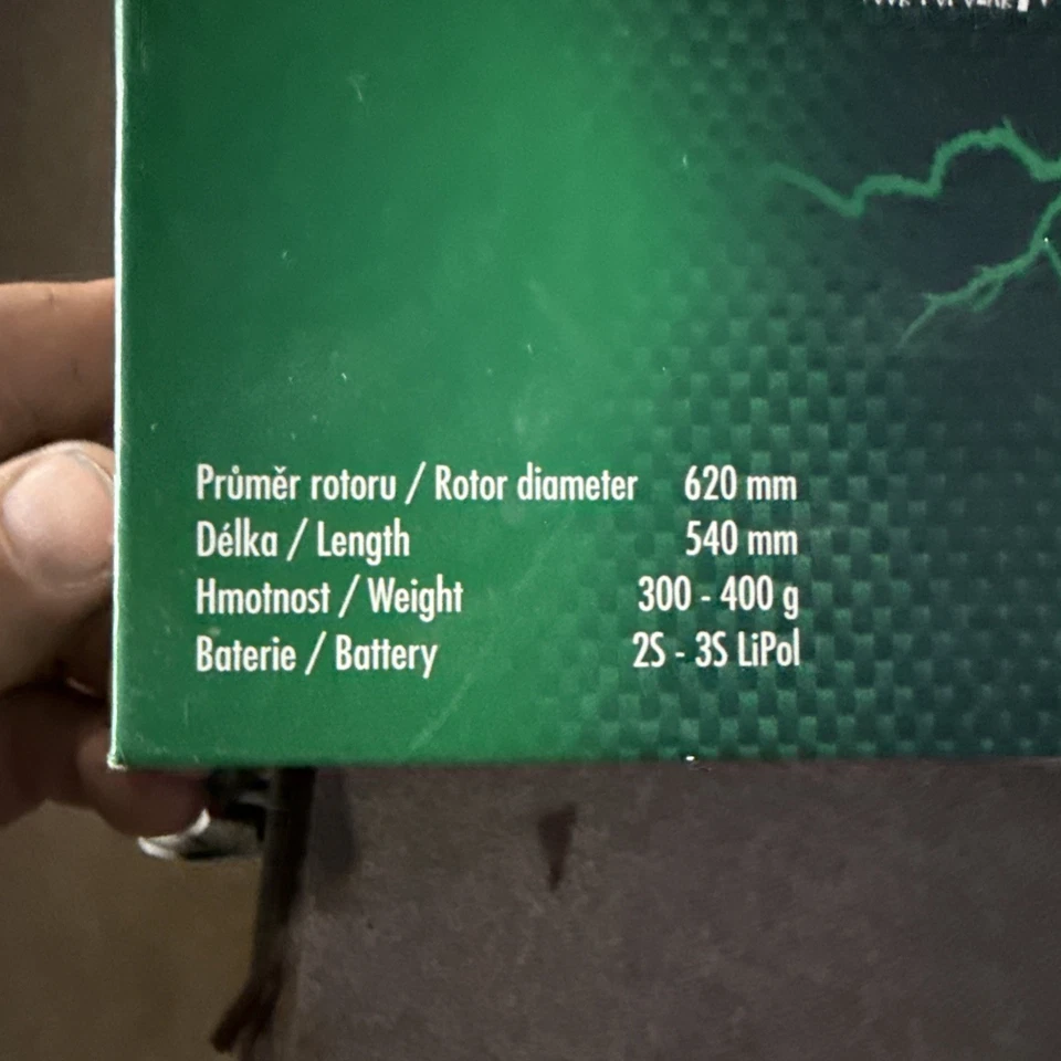 Vintage Rare RC Helicopter  LAheli MAXIR Black Micro Heli Kit New In Box - Image 3 of 4