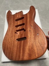 High Grade 1-Piece Mahogany Guitar Body, Natural Wood Grain for Luthier Projects