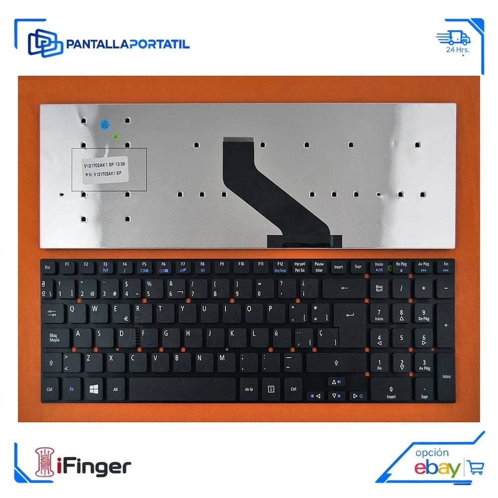 Teclado Español para Packard Bell EasyNote TS45HR-811RU repuesto