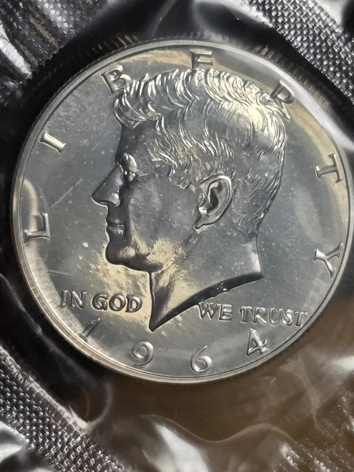 1964 US Proof Set - Very Nice High Quality Coins 90% Silver - OGW - Image 3 of 4