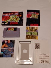 Battle Clash Super Nintendo Snes Complete CIB Authentic With N.p Zelda Poster