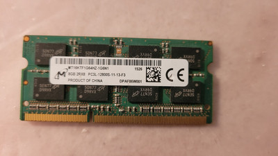 Micron 8GB PC3L 12800 DDR3L 1600MHz 2Rx8  Laptop Memory RAM 1.35V CL11