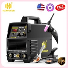 HZXVOGEN 200A 110/220V TIG Welder, High-Frequency TIG/MMA 2-in-1 Welding Machine
