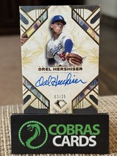 OREL HERSHISER 2025 TOPPS DIAMOND ICONS #AC-OH AUTOGRAPH AUTO 3/25 DODGERS