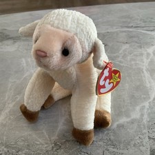 TY BEANIE BABY EWEY - LAMB - MINT CONDITION - RETIRED WITH TAGS