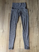 Lululemon Wunder Under Legging Pants Heathered Gray Size 4