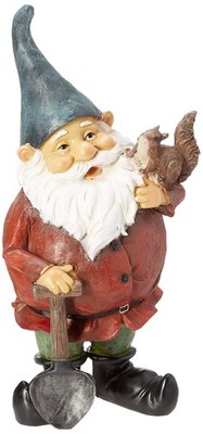 Design Toscano Garden Gnome Statue - Digger The - Standard, Full Color