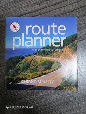 Rand McNally Route Planner PC CD Rom Software Rare Vintage Road Trip Directions
