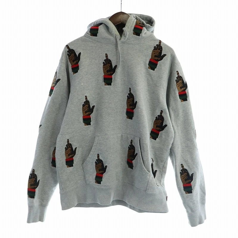 Sweat à capuche brodé Supreme 19Aw Dead Prez Rbg sweat à capuche pull à capuche M V19