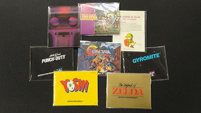 100 NES Manual And Insert Bags   Protect Your Contents Too!   Sleeves Nintendo