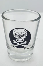 Kalan -Skull and Bones- Clear Glass Shot Glass