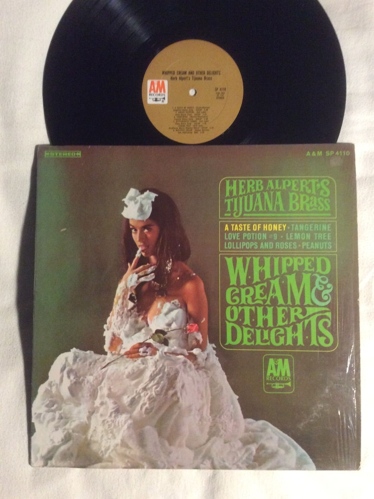 Herb Alpert Tijuana Brass 12” Vinyl LP Whipped Cream & Other Delights 1965 A&M