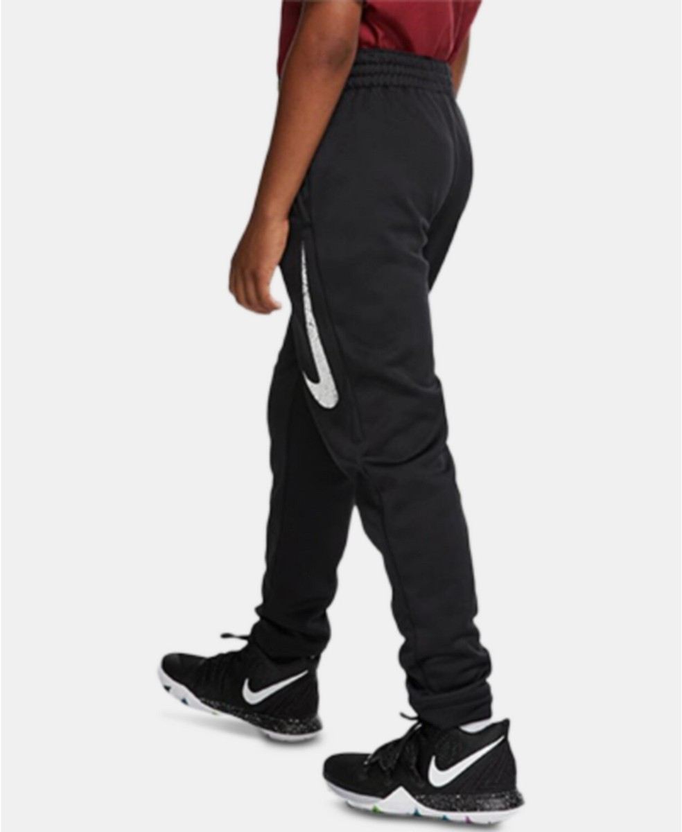 Nike 264021 Boys' Therma Swoosh Jogger Pants Black Size Small | eBay