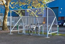 Cycle shelter For 10 Bike- Galvanised Finish