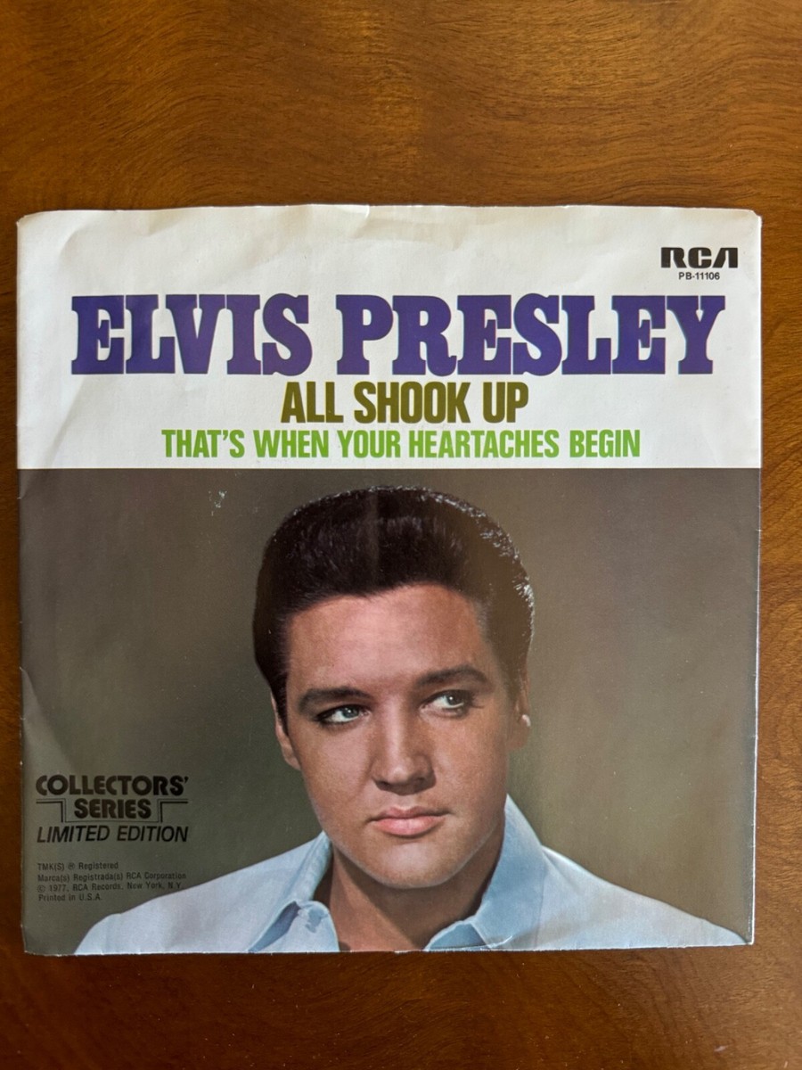 エルビスプレスリー　レコード５点セット Elvis Presley 1977 RCA Collector's Series 45s Vinyl Records
