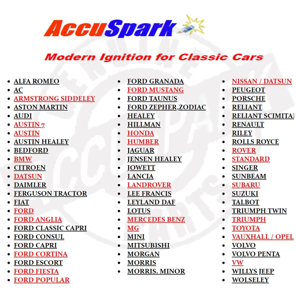Electronic ignition for Lucas 25D4 23D4  Distributor  POSITIVE EARTH  AccuSpark - Image 3 of 4