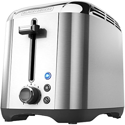 BLACK+DECKER TR3500SD Rapid Toast 2-Slice Toaster, Stainless Steel - Picture 7 of 9