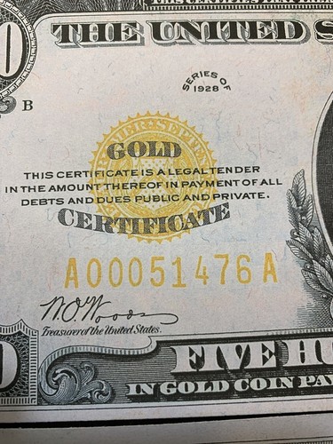 Reproduction Set 1928 Gold Certificates $10-$10,000 Notes USA Read Description!! - Picture 10 of 14
