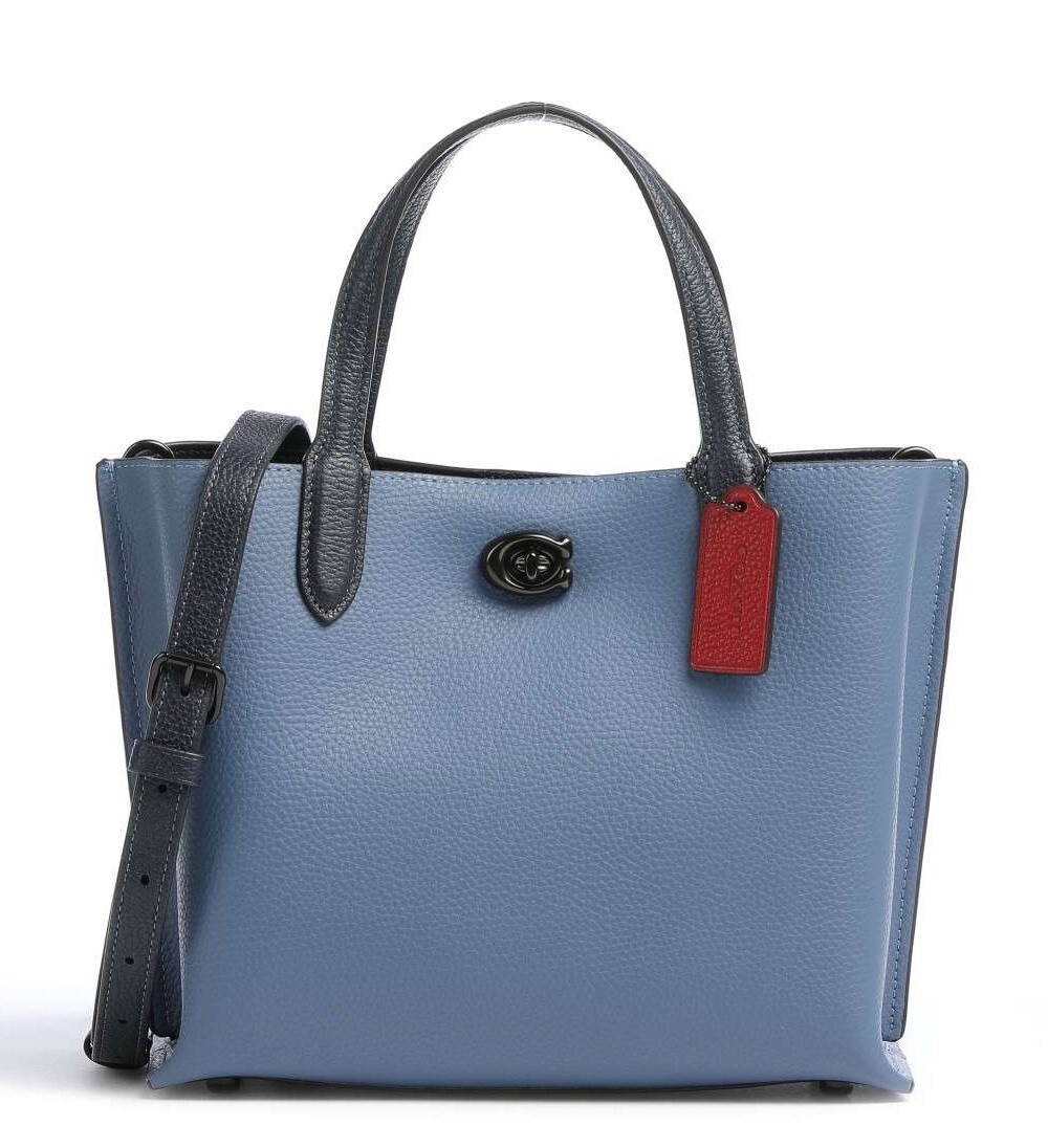 Coach ◆ C0692 Willow tote in colorblock with signature COACH C0692 Willow tote in colorblock with signature canvas