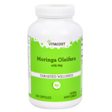 Vitacost Moringa Oleifera -- 425 mg - 240 Capsules - BB 1/2027