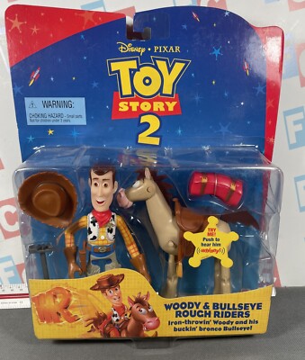 Toy Story 2 Mattel Woody & Bullseye Action Figure Toy Disney New