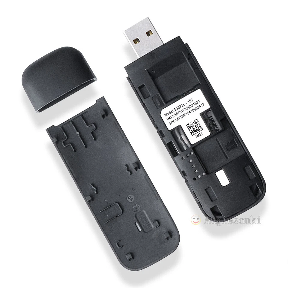 Unlocked Huawei E3372s-153 4G LTE Modem U Disk Wireless Router Mobile WIFI - Imagen 3 de 4