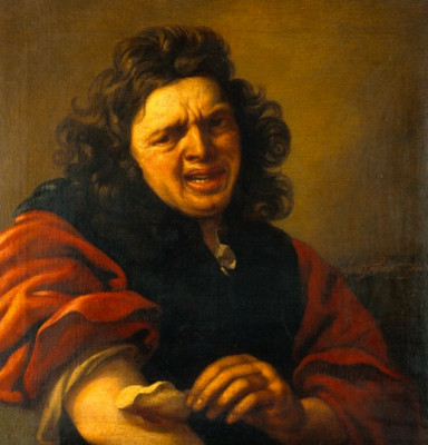 high quality oil painting handpainted on canvas '' man removing a plaster''