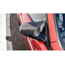 FOR 2015-19 BMW F80 M3 F82 M4 Real Carbon Wing Side Mirror Cover Caps Replace