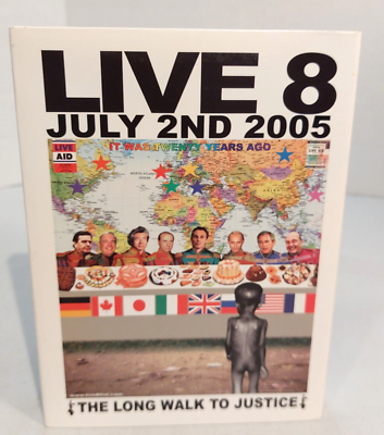 Live 8 One Day One Concert One World Live Aid 2005 (DVD, 4 DISC