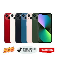 Apple iPhone 13 128GB Unlocked Verizon T-Mobile iOS 5G CMDA/GSM Smartphone