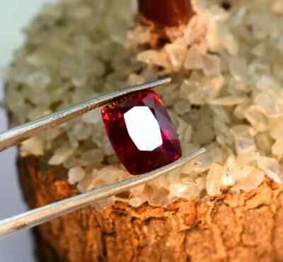 Natural Red Ruby Cushion Cut AAA Top quality 8.00 Ct Certified loose gemstone