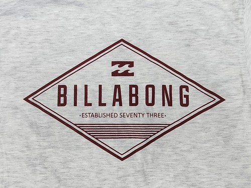 Camiseta para hombre con logotipo de Billabong Core Fit gris claro (NUEVA) - Imagen 2 de 12