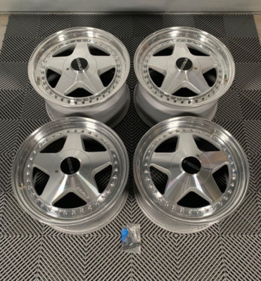 17'' OZ Racing FITTIPALDI 3 Piece Wheels Rims LIKE NEW ORIGINAL 5x130 PORSCHE