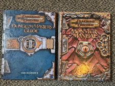 2 Dungeons  Dragons Core Rulebooks 2  3 Dungeon Masters Guide  Monster Manual