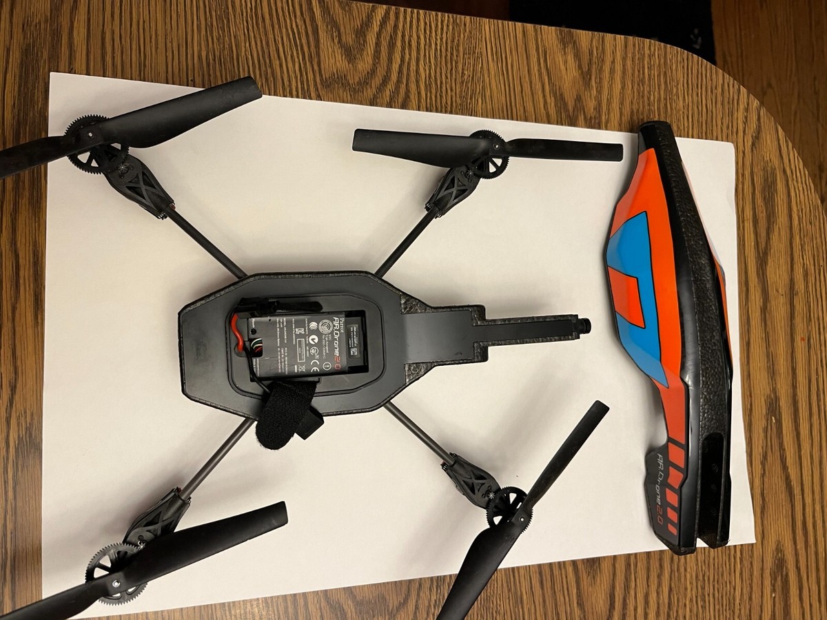 Parrot AR Drone 2.0 Orange, Black & Blue | eBay