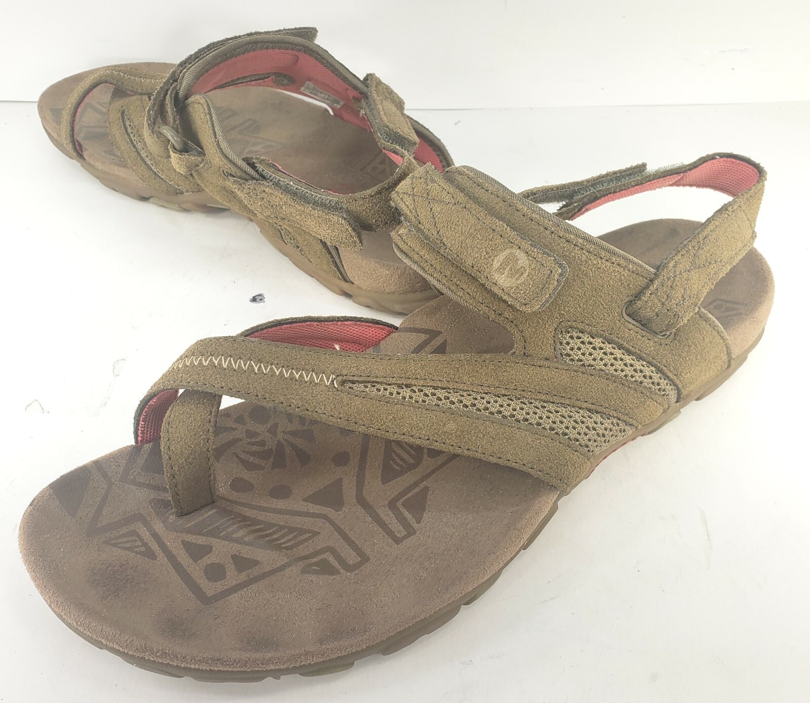 Sandali sportivi Merrell Kangaroo Sandspur Delta scamosciati TG 9 EU 40 USATI IN OTTIME CONDIZIONI