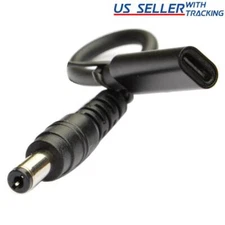 USB-C Female to 20V DC 5.5x2.1mm Power Charge PD Trigger Type C Adapter Cable